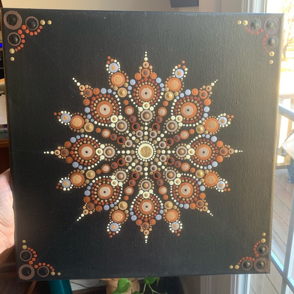 Chai Tea Latte Mandala